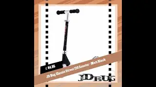 JD Bug Classic Street 120 Scooter - Matt Black