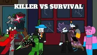 Killer vs survival (double kill imposter fnf)