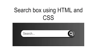 Search icon button inside search input box