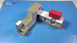 MODEL MAKING OF MODERN ARCHITECTURAL contemporaneity Design