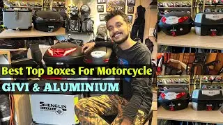Best Top Boxes For Motorcycle || Alumunium Top Box || GIVI 27-42 Ltr