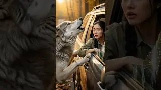 Mother Wolf Saves Her Cubs with the Help of a Young Girl! #animals #rescueanimals #humanity