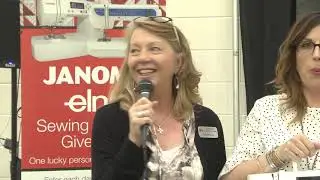 Deb Veenstra Wins Janome Sewing Machine at AQS QuiltWeek