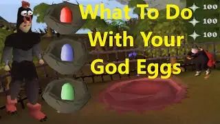 Offering God Eggs To The Woodcutting Guild Shrine