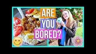 What To Do When You're Bored Over SPRING BREAK! | Alyssa Ruby