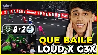 BAK REAGINDO AO ATROPELO DA LOUD X G3X NA KINGS LEAGUE ! FOI UM AMASSO DA LOUD