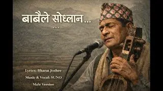 बाबैले सोध्लान्: Male Version-Final; Lyrics: Bharat Joshee; Music & Vocal: Suno