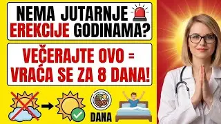 MU&Scaron;KARCI 60+: AKO SE GODINAMA BUDITE BEZ EREKCIJE, JEDENJE OVOGA ZA VEČERU VRATILO JU JE ZA 8 DANA!