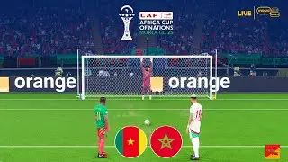 CAMEROUN vs MAROC - 1/4 De Finale - S&eacute;ance de tirs au but | Coupe d'Afrique des Nations CAF | PES