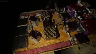 F2 Feuerwerk Verbund Brett verleitet mit diversen Batterien Weco Bloody Mary, Poison, Aligator usw.