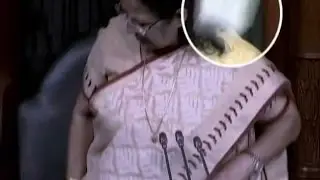 SHOCKING: Paper THROWN At Lok Sabha Speaker Sumitra Mahajan