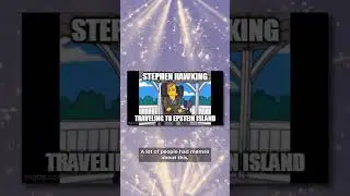 In 4th place - Stephen Hawking On Epstein Island: January 2024 Meme Of The Month