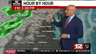 First Alert Forecast: A warm Friday (Jan. 9) with a few late showers