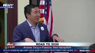 FULL CAPACITY: Presidential candidate Andrew Yang gets big crowd in NH