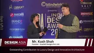 Kush Shah at Blindwink Awards 2025 | Scarlett Designs