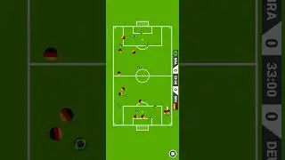 Marble Soccer: Brazil VS Germany