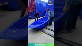 They Made a BOAT Out of PLASTIC?! #plastic #boat #manufacturing