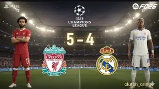LFC LIVER POOL vs REAL MADRID 4k60 ps5 pro Champions League final EA SPORTS FC 25 #ps5 #fifa #new 