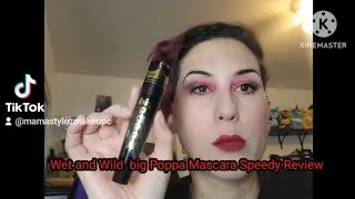 Speedy Review Wet and Wild Big Poppa Mascara #fyp #gothmakeup #makeupreview