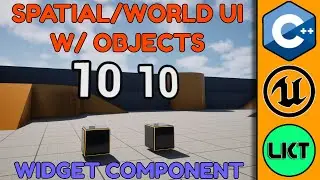 Create Spatial (World) UI on Objects in Unreal Engine C++