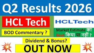 HCL Technologies Q2 results 2026 | HCL Tech results today | HCL Technologies Share latest News today