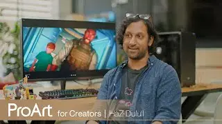 İ&ccedil;erik &uuml;reticileri i&ccedil;in ProArt ft. HaZ Dulull, RIFT animasyon filmi ve oyunu