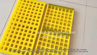 Polyurethane Modular Screen Mesh Panels for High Efficiency Ore Plants
