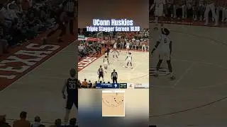 UConn Huskies Triple Stagger BLOB
