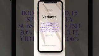 #Vedanta #ytshorts #stockmarket #reels #trending #sharemarket