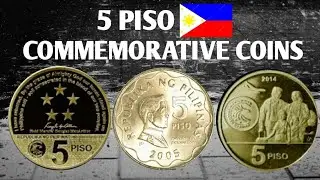 5 PISO COMMEMORATIVE COINS in the PHILIPPINES
