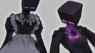 Keeping Warm With Endergirl 💜 My Life with an Endergirl | Minecraft Comic Dub