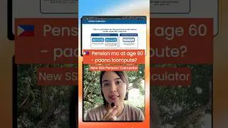 2025 New SSS Pension Calculator | Magkano ang dapat mong ihulog