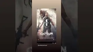 Arya's Captain movie tomorrow release| come back arya brother | kgf background music trending poster