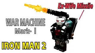 lego War Machine Mark 1 minifigure moc from Iron Man 2 / How to Build