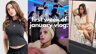 first week of january 🤍 productivity, back to work & self care VLOG