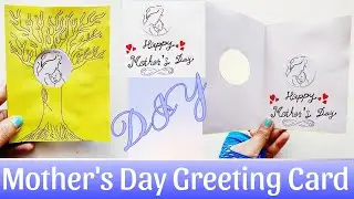 DIY easy mothers day gift card idea with rr craft house | simple mother's day greeting card idea