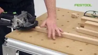 Festool Domino DF 500 - Rack joints and secure spindle positioning