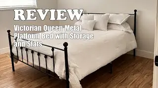 VECELO Queen Size Metal Platform Bed Frame Review 2026