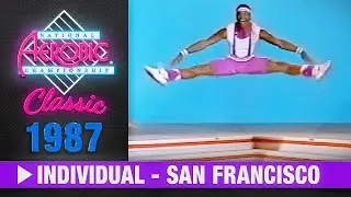 Kim Wells  I  Individual  I San Francisco  I  1987 National Aerobic Championship