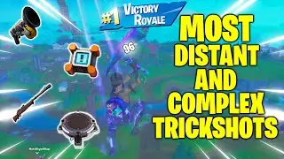 how to hit the most DISTANT and COMPLEX fortnite trickshots (Road To A Trickshot #13)