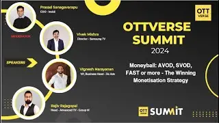 Moneyball: AVOD, SVOD, FAST or More - The Winning Monetisation Strategy | Panel discussion