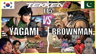 T8 🔥 YAGAMI (Low Ranked Reina) vs BROWNMAN (Legendary Heihachi) 🔥 Tekken 8 TAS Gameplay