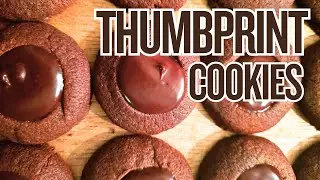 Chocolate Thumbprint Cookies