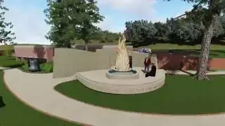 The Flame of Liberty Veterans Memorial by Artist Frank Kocian Morris