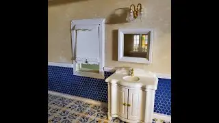 How to Frame in a window, Hide wire, Mount a Flush Light Fixture Using Mat Board Technique.