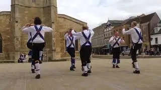 Peterborough Morris performing 'The Buffoon'
