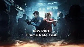 Resident Evil 2 Remake PS5 Pro Ray Tracing Frame Rate Test