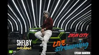 GTA 5 RP LIVE 🔥 Malayalam -  Zion City RP Role - Shelby Custom - Mechanic & GYM  Co - Owner