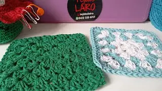 GRANNYS A CROCHET SIN CADENA DE SEPARACIÓN. PASO A PASO. 