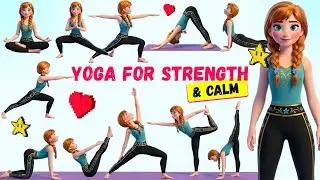 Moonlight Lake & Snowy Mountain Yoga  A Magical Adventure with Anna & Lyra